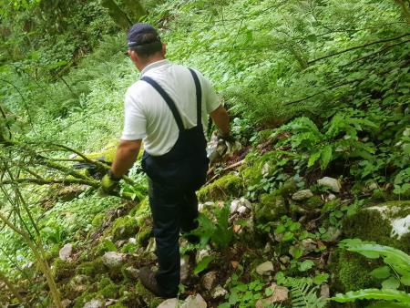 Sanacija črnega odlagališča – Banova jama 073